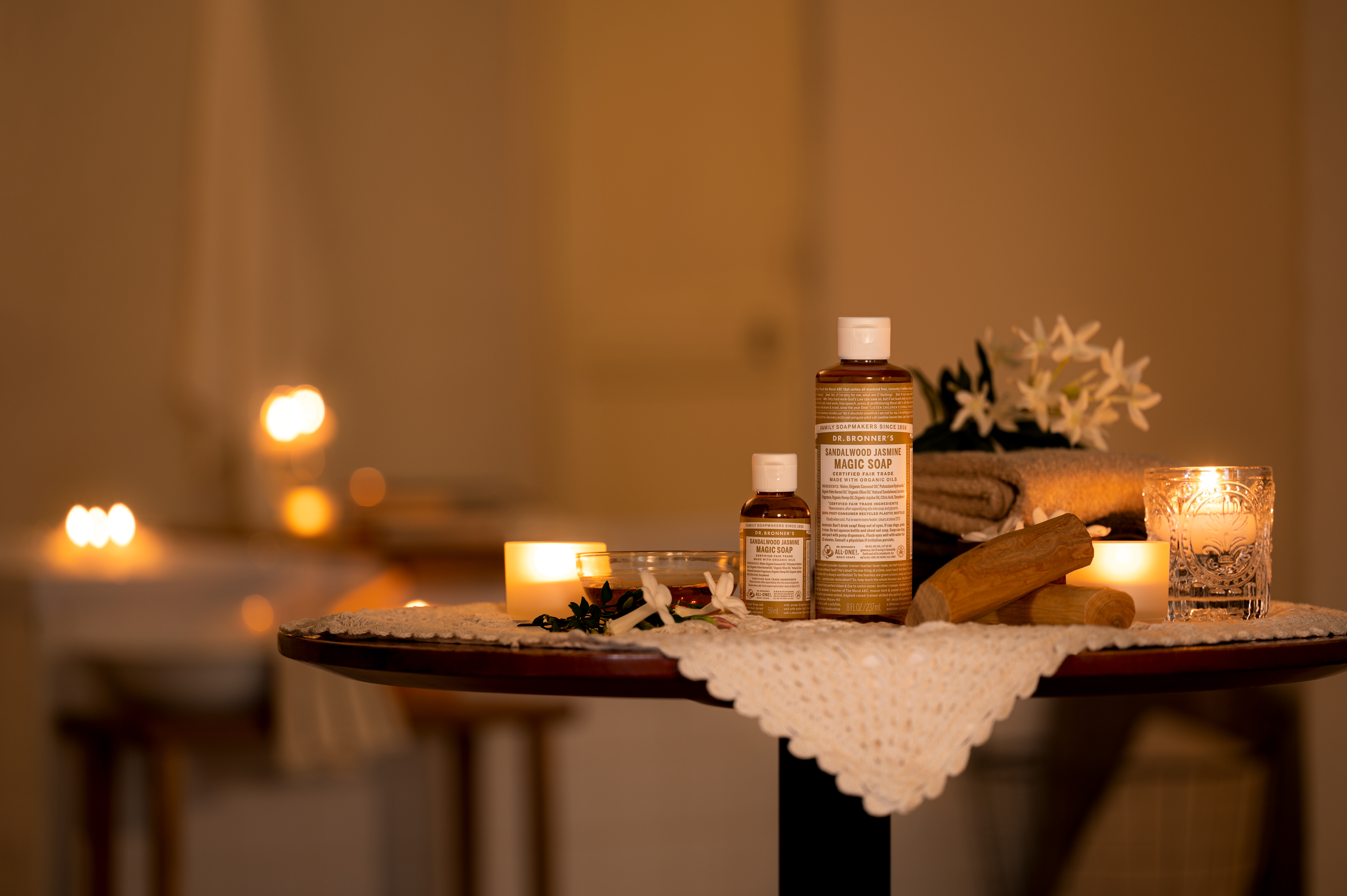 DR.BRONEER'S MAGIC SOAP SANDALWOOD JASMINE SET